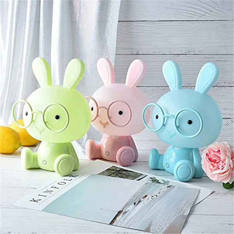 Cartoon bunny shape touch LED night light