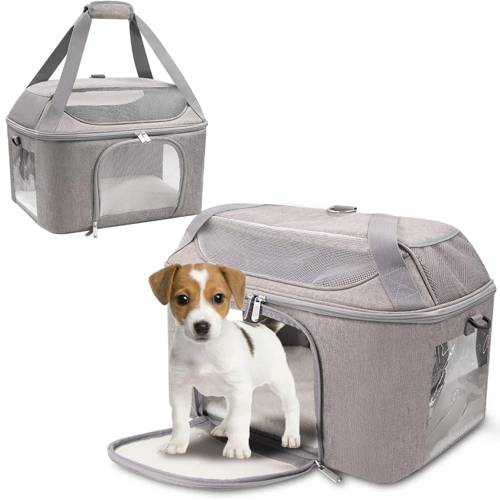 Dog backpack, breathable, portable, foldable, travel, airline approved