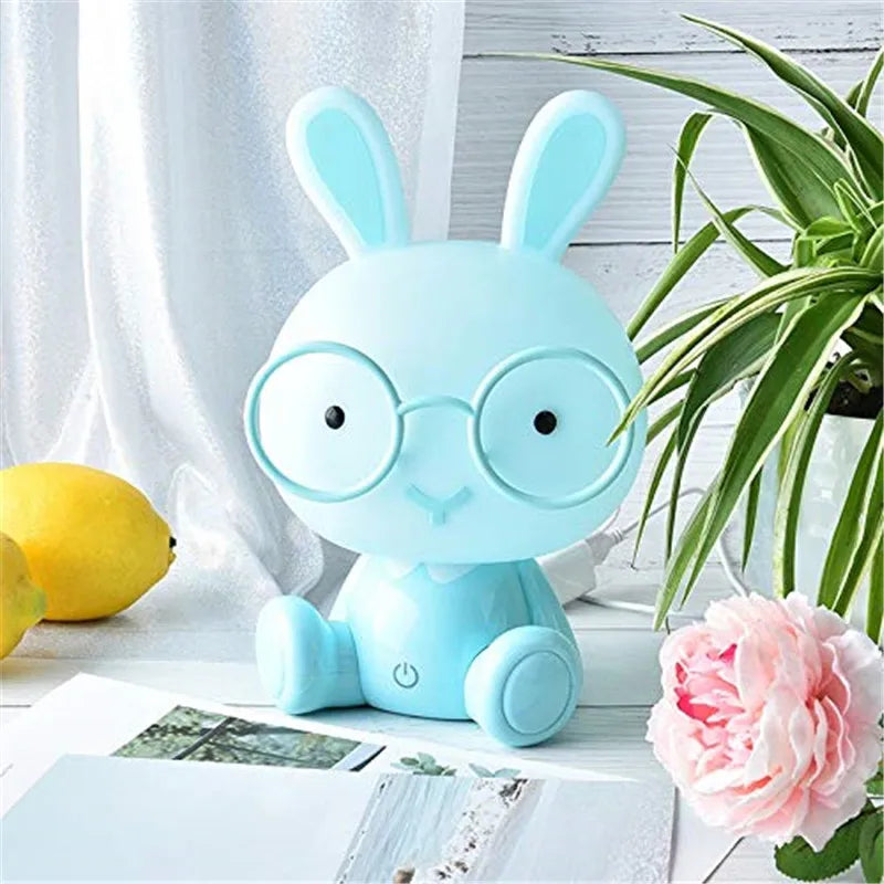 Cartoon bunny shape touch LED night light