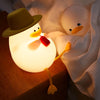 Cute Duck Soft Silicone USB Rechargeable LED Night Lamp