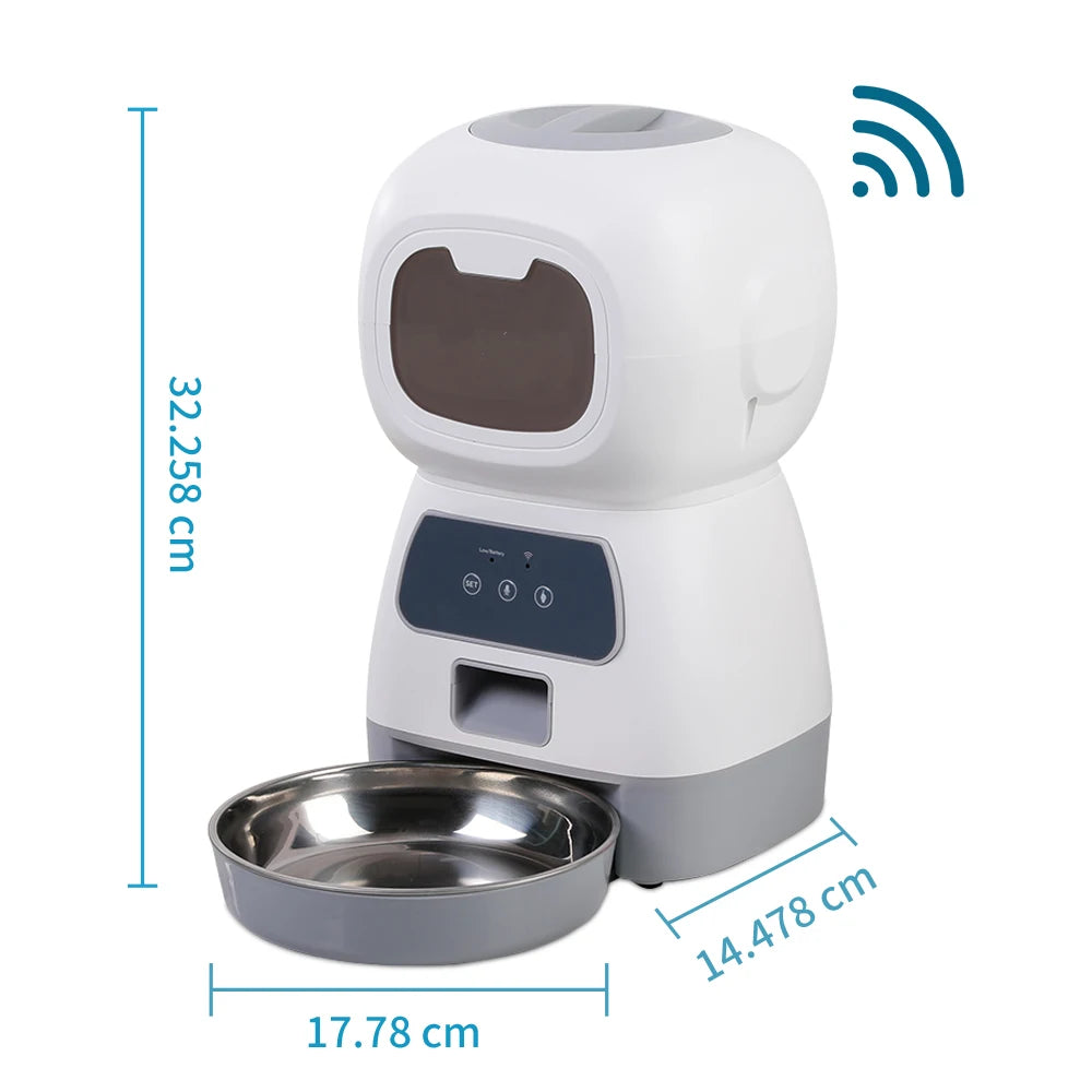 3.5L Steady-Feed Automatic Pet Feeder