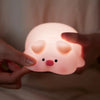 Cute Silicone LED Pig Touch Sensor USB Rechargeable