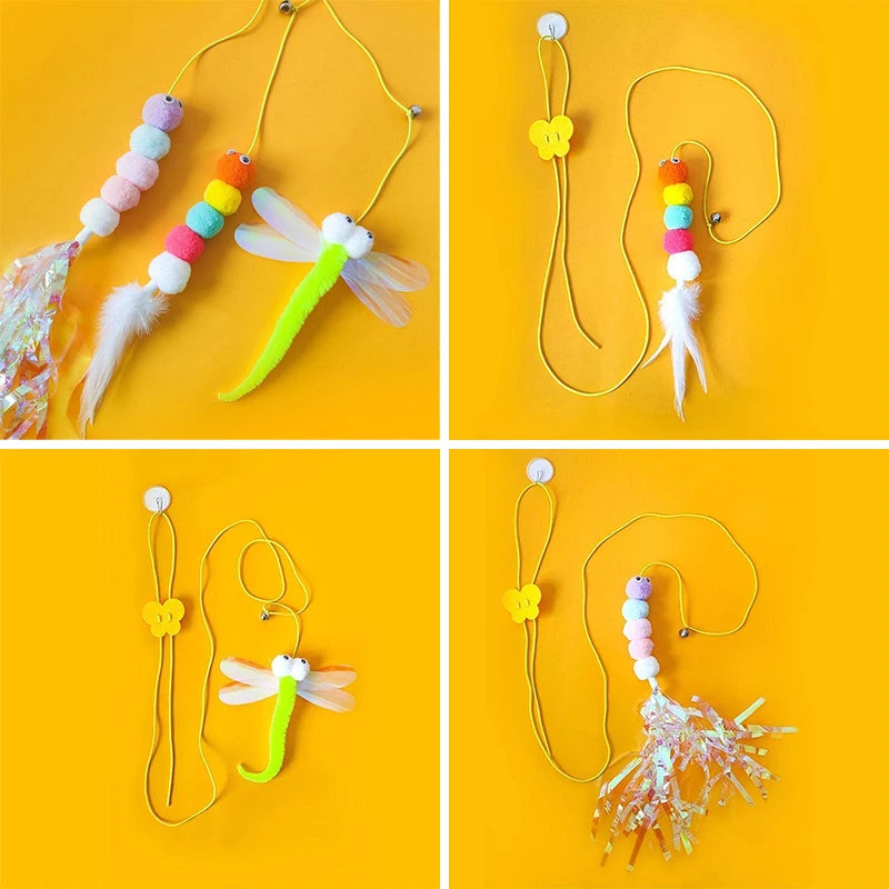 interactive toy, long rope for cats