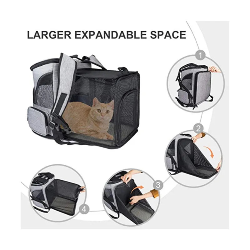 Expandable Travel Pet Backpack