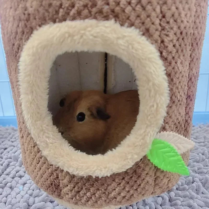 Log-shaped Hammock For Hamsters