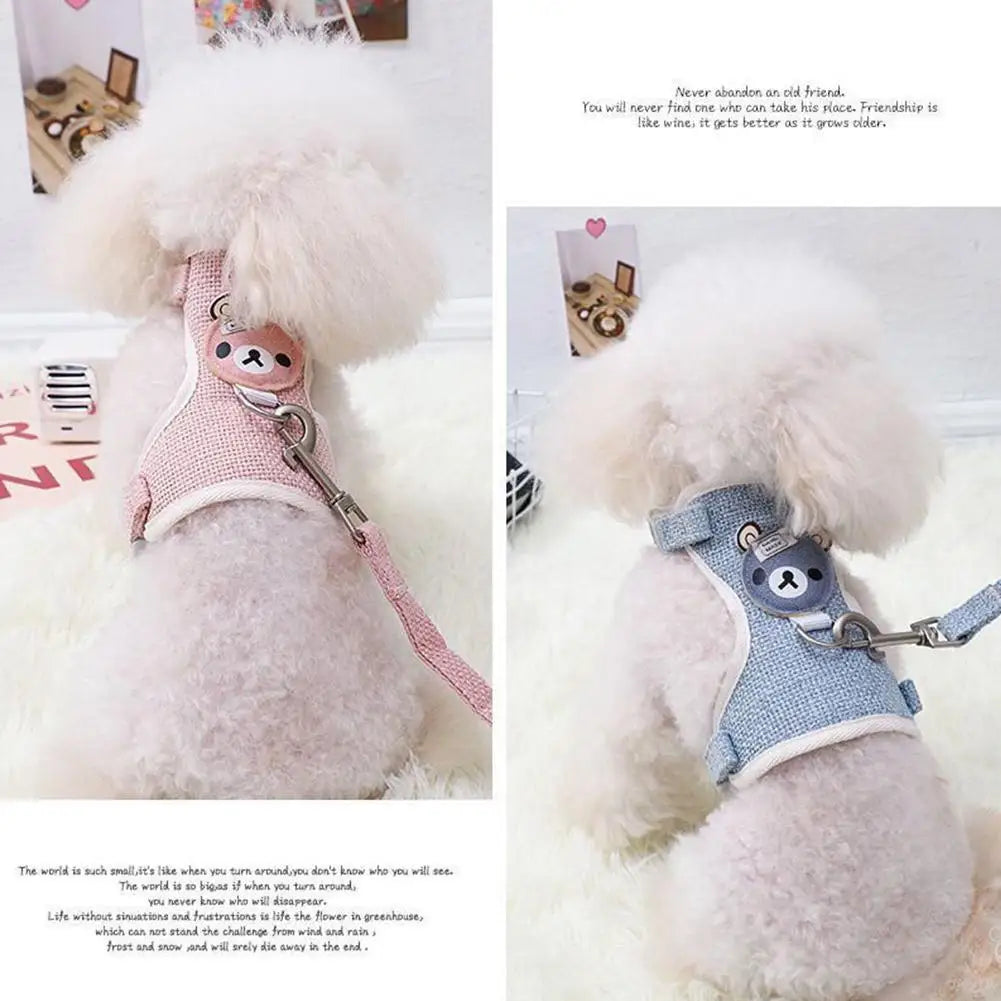 Lovely Vest And Leash For Small Pets