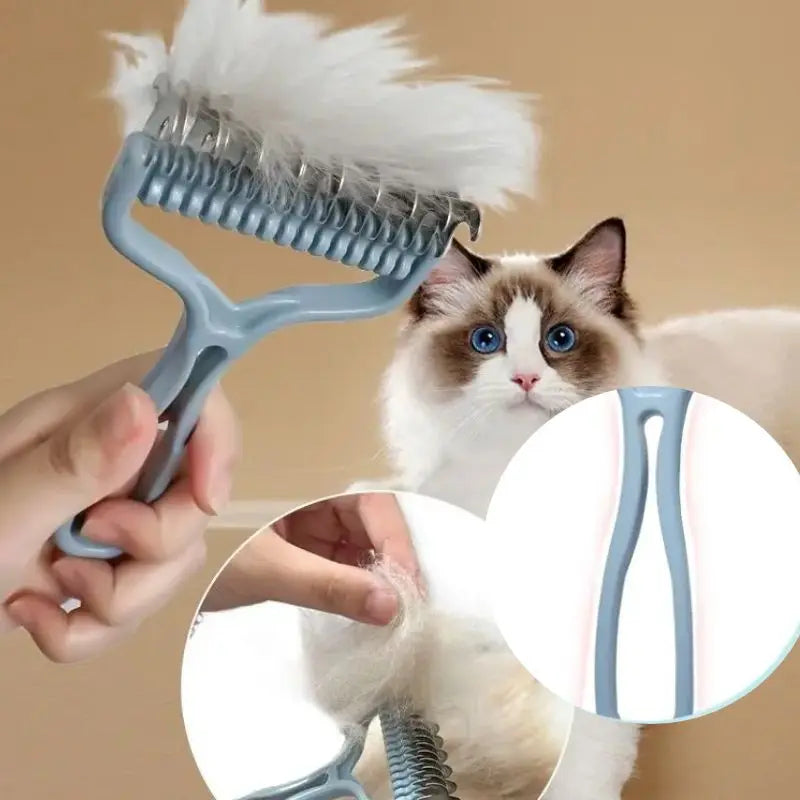 Cat Brush Double Sided Knot Cutter