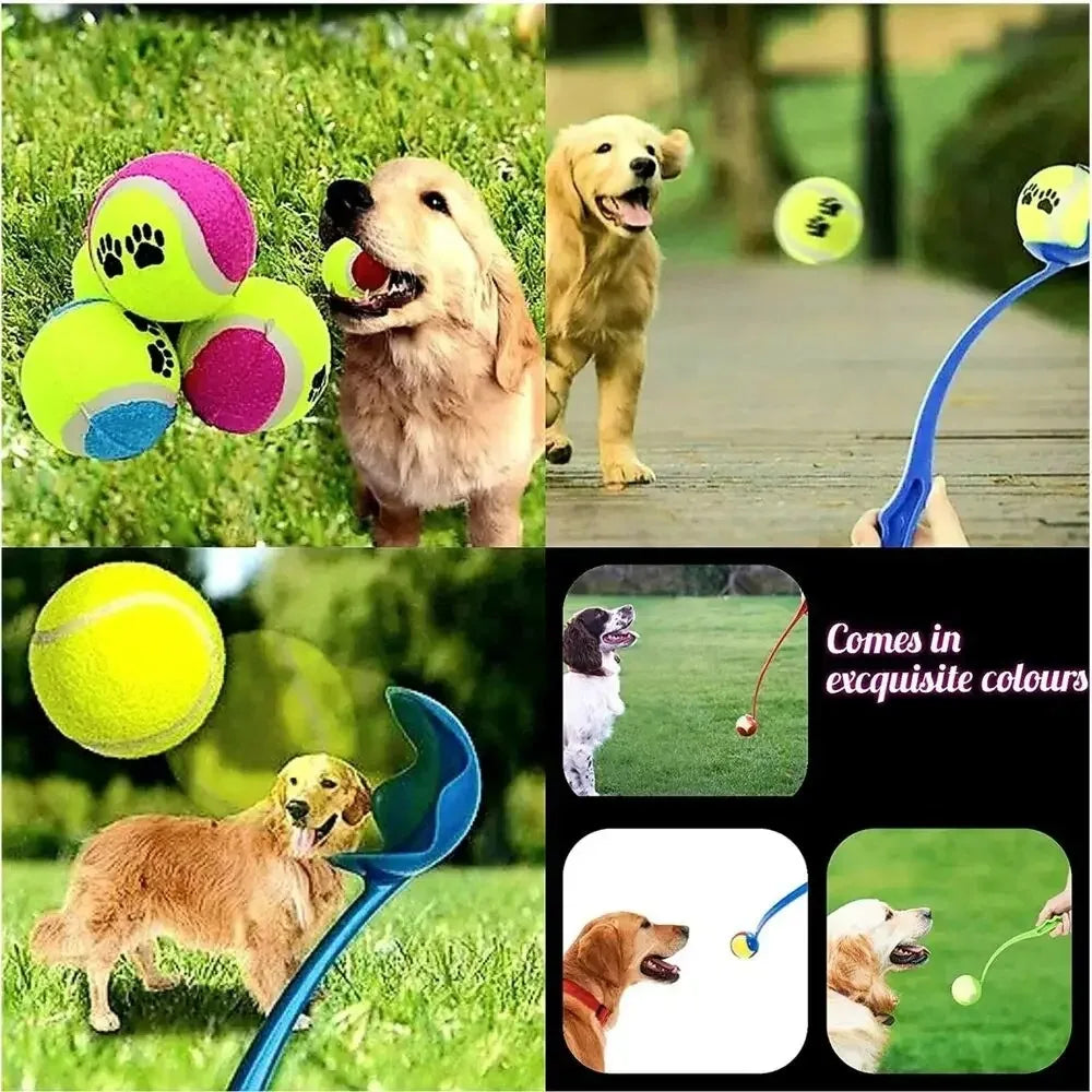 Pet Tennis Ball Launcher Stick