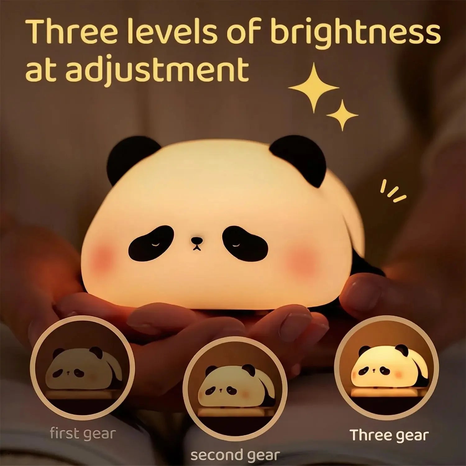 Cute Silicone Panda LED Lamp