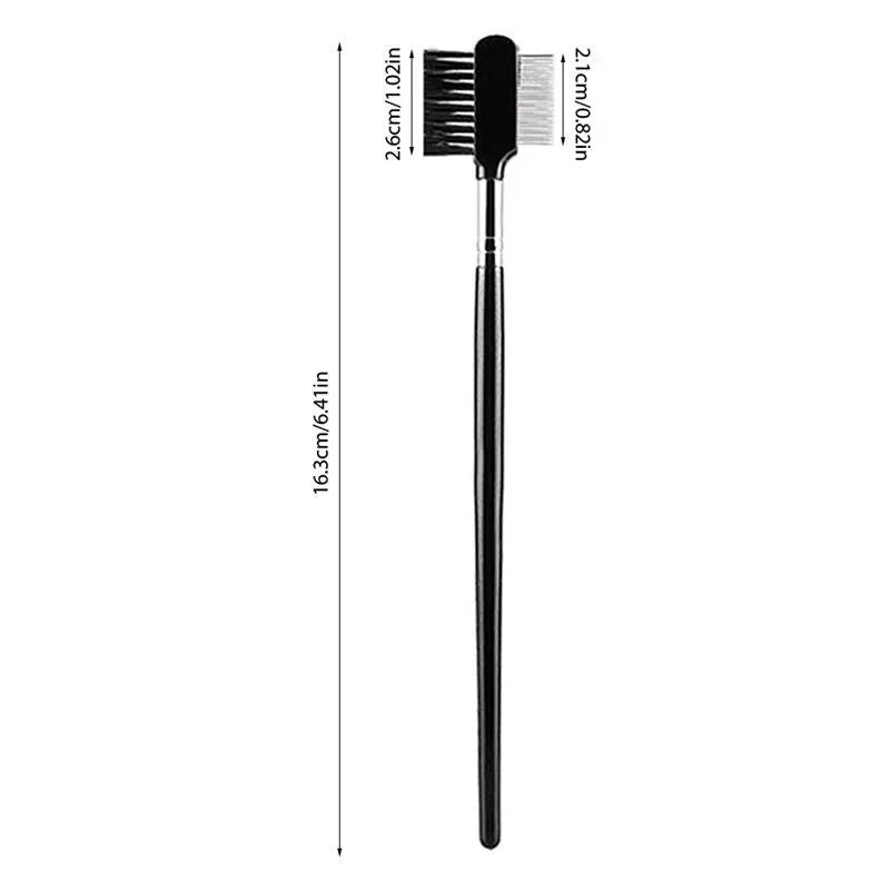 Double-sided eye care brush