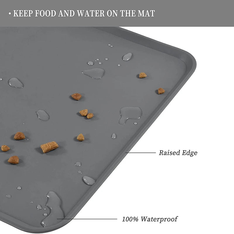 Food Mat Pet Non-Slip Silicone