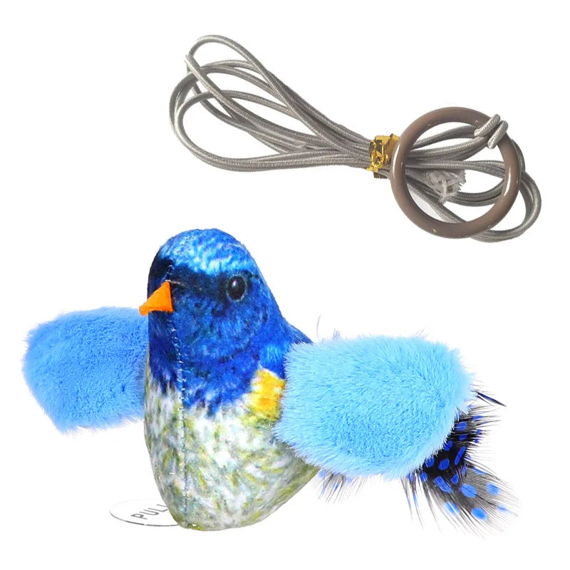 Sparrow Shaped Cat Toy with Sound