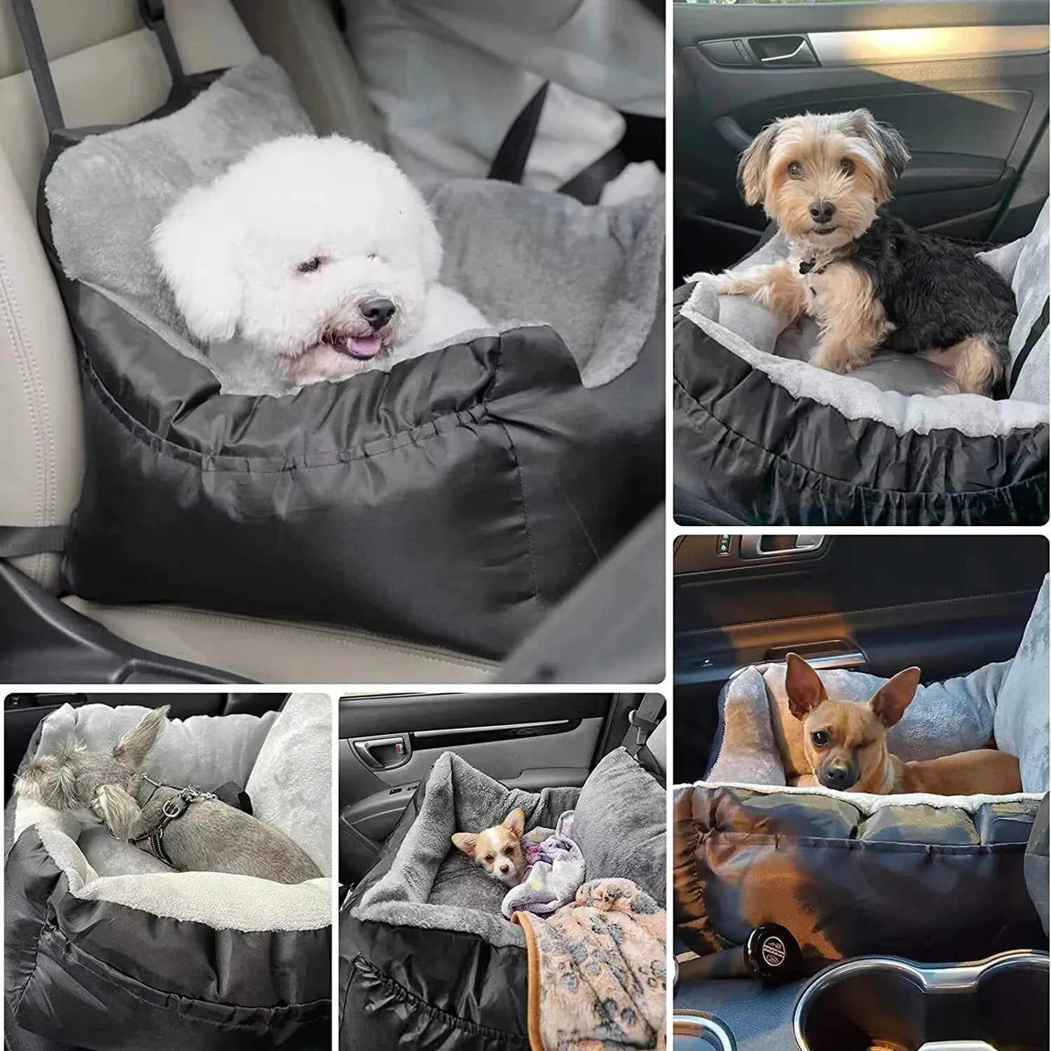 Detachable pet car seat