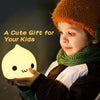 Water drop shaped night light with 7 colors and touch control