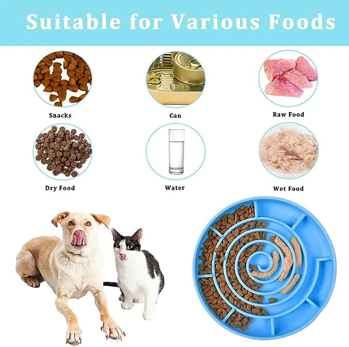 Silicone Anti-choking Dish for Pets