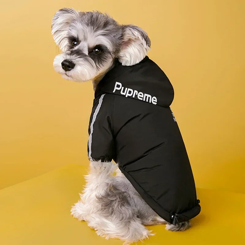 Reflective Waterproof Jacket with Hood for Small and Medium Dogs