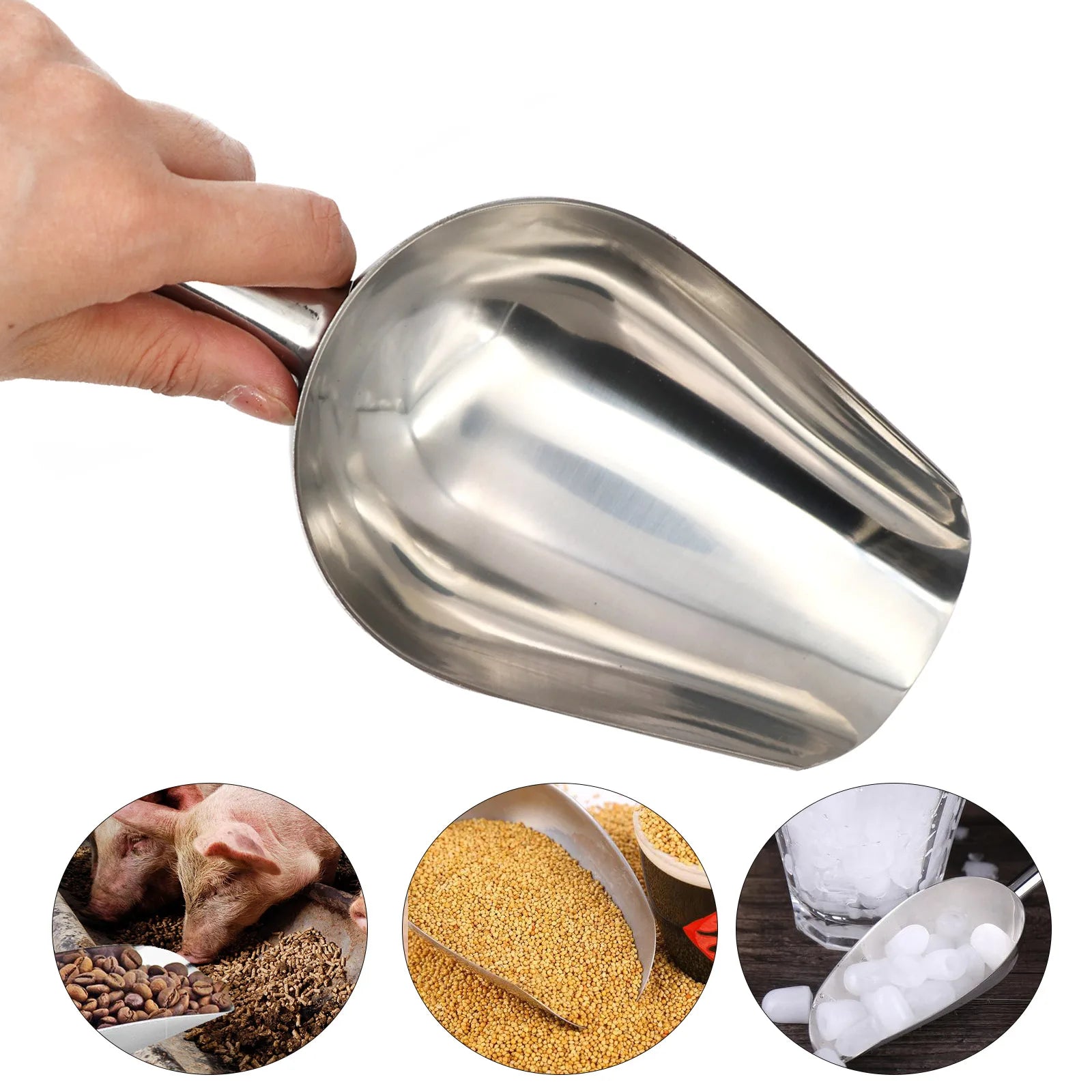 Stainless Steel Pet Food Scoop