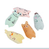 Cute animal shapes plush catnip toys Bite resistant