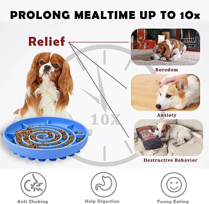 Silicone Anti-choking Dish for Pets