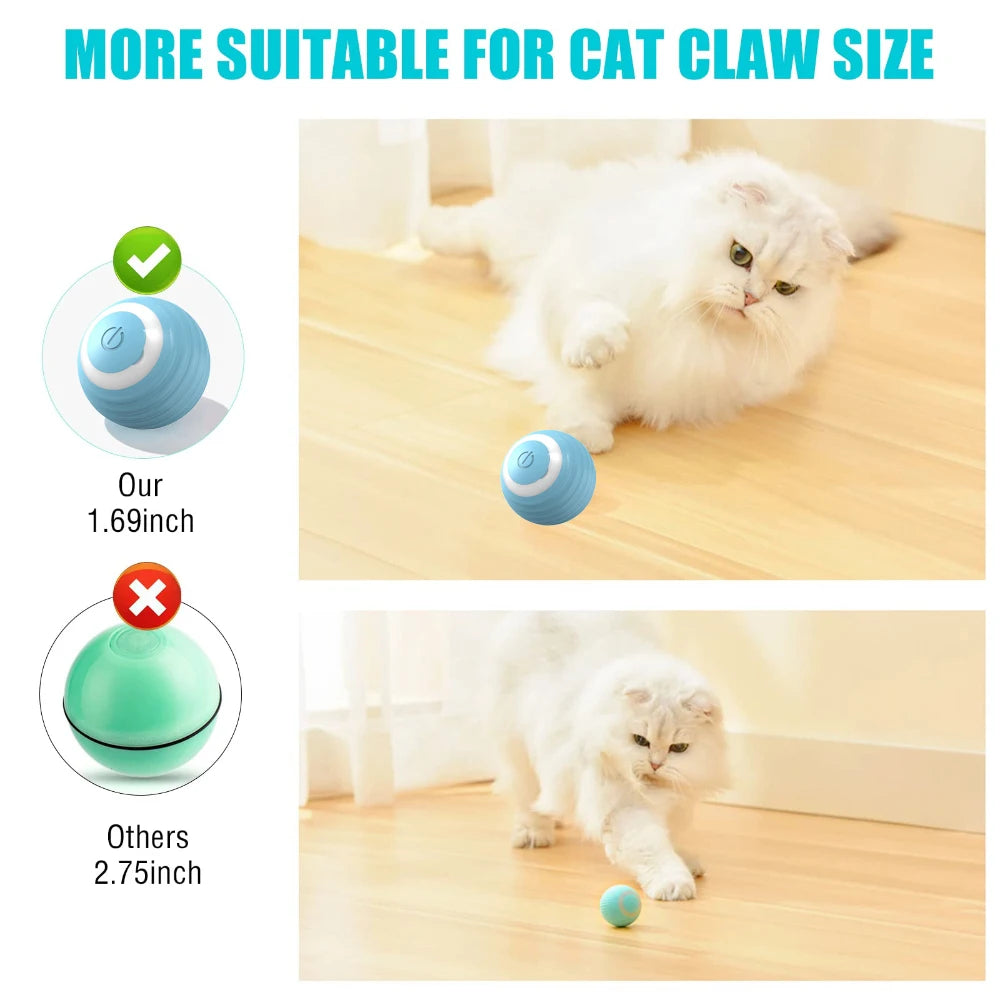 Interactive Cat Toy Ball 360° With USB Charging