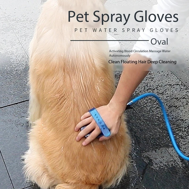 Pet Scrub & Spray Glove