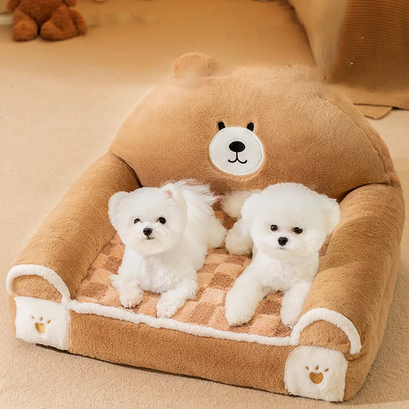 Bed Sofa Winter Warm Pet Bed for