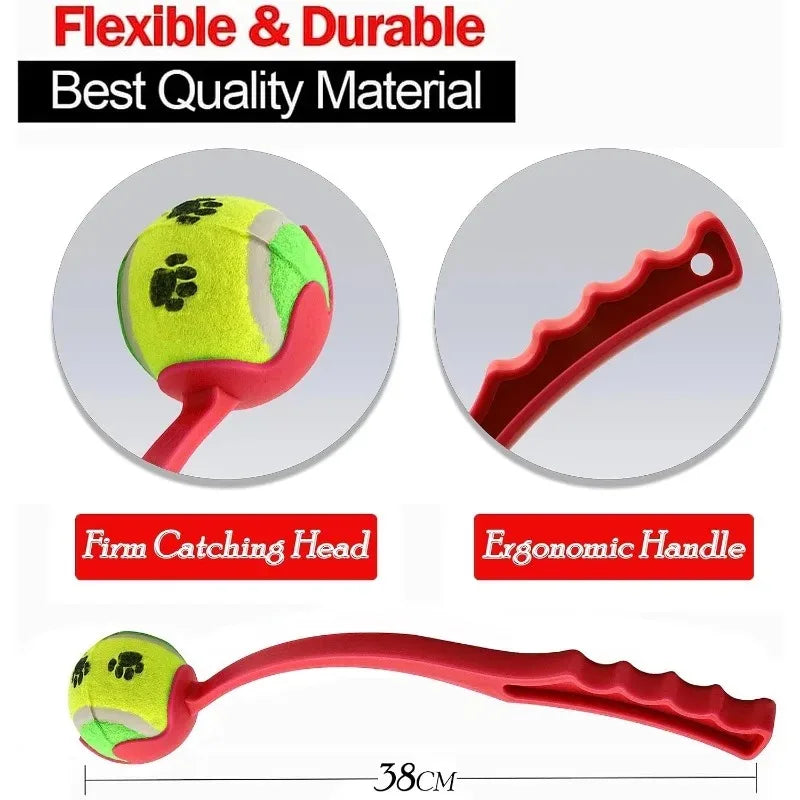 Pet Tennis Ball Launcher Stick