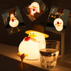 Cute Duck Soft Silicone USB Rechargeable LED Night Lamp