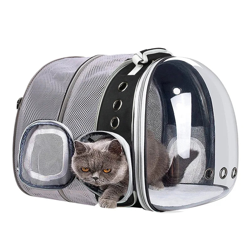 Expandable Clear Bubble Pet Backpack