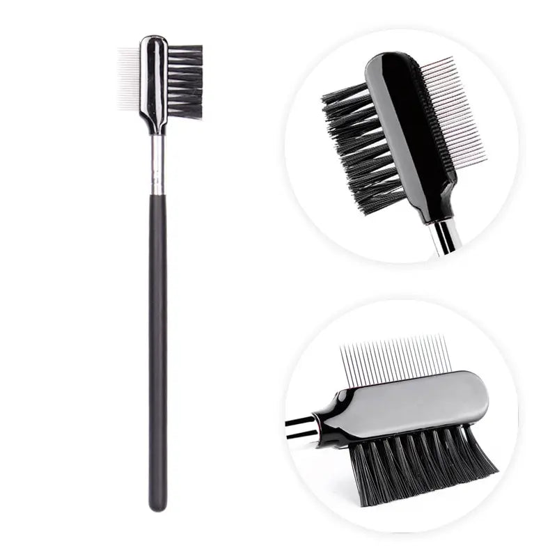 Double-sided eye care brush