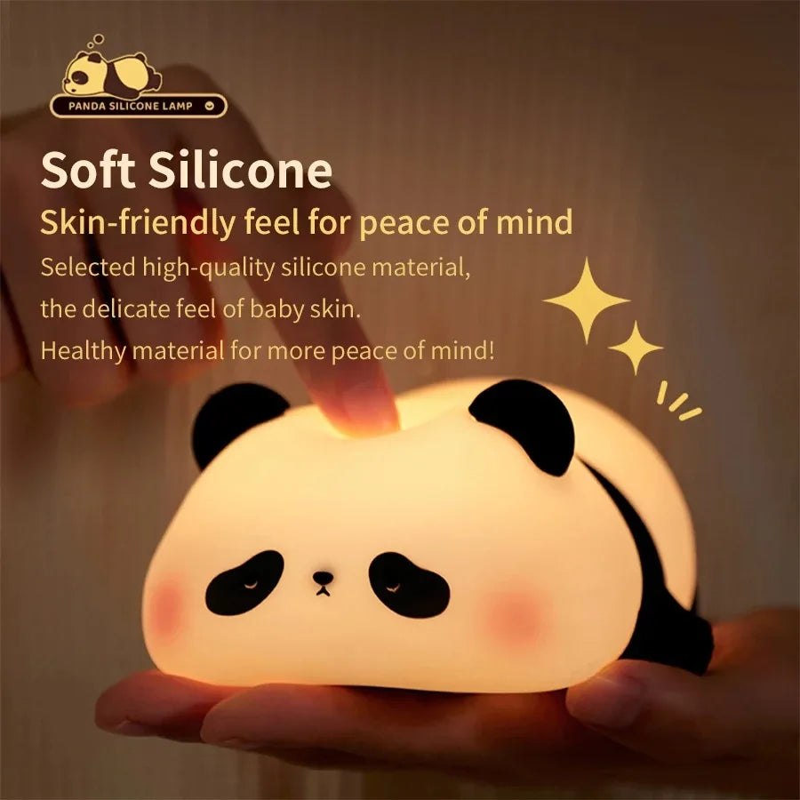 Cute Silicone Panda LED Lamp