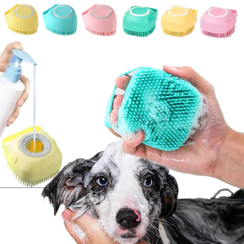 2-in-1 Pet Shampoo Brush