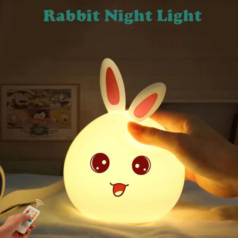 Night Light Shaped Like a Bunny, Snapping Bear, Elk, Whale And Baby Goodie