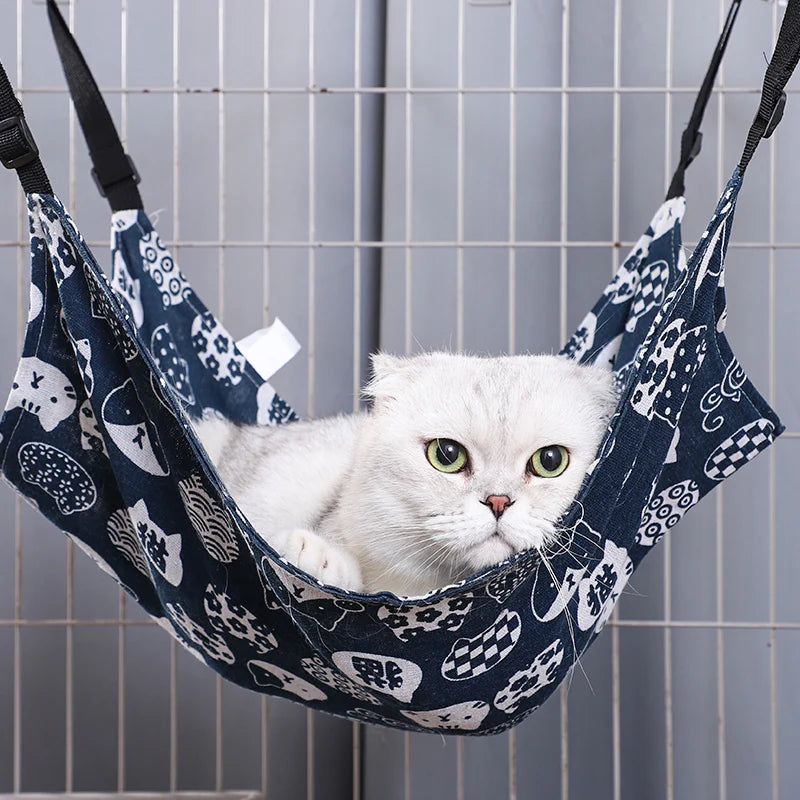 Cat Canvas Hammock Bed Pet