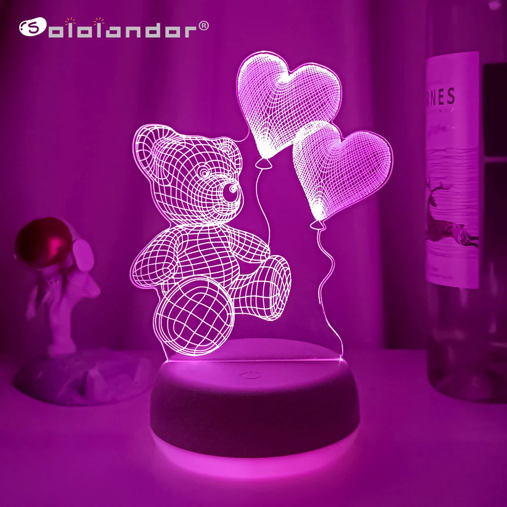 Valentine's Day Night Light for Pets