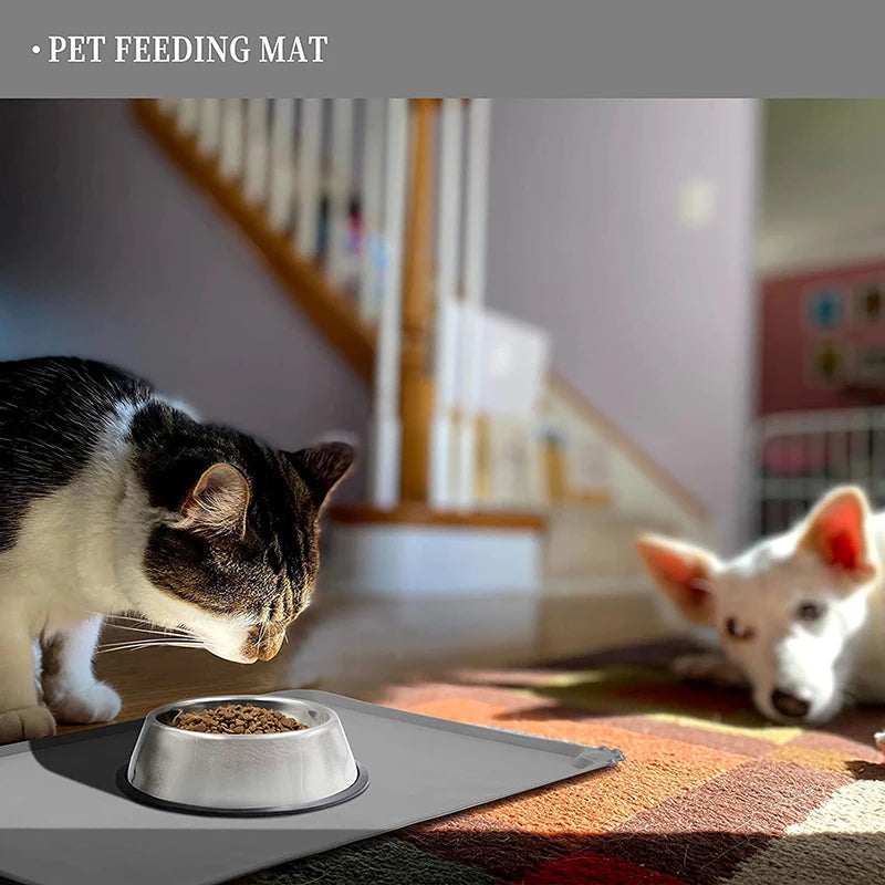 Food Mat Pet Non-Slip Silicone