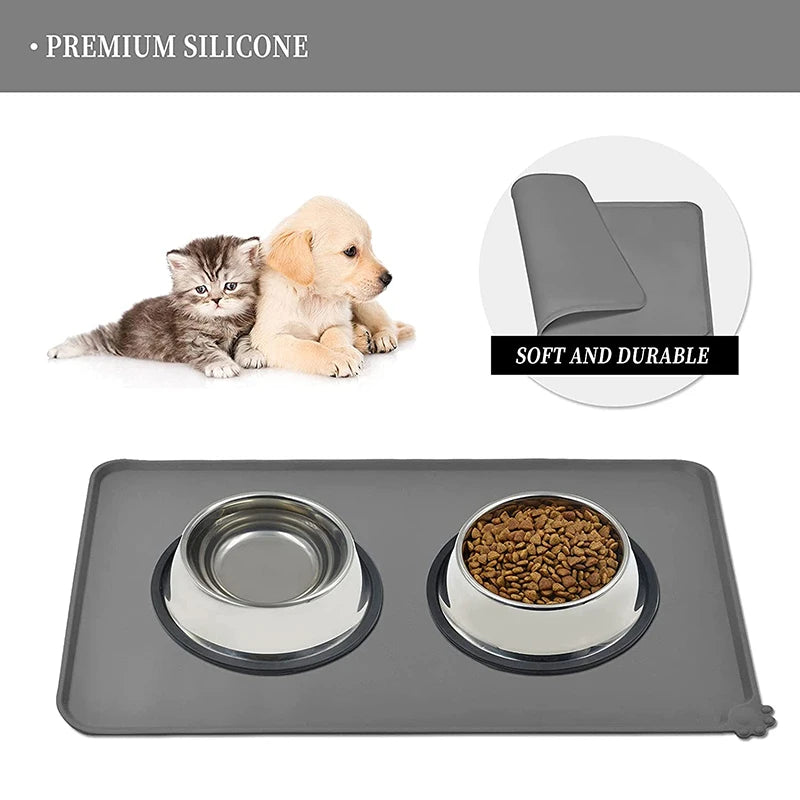 Food Mat Pet Non-Slip Silicone