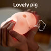 Cute Silicone LED Pig Touch Sensor USB Rechargeable