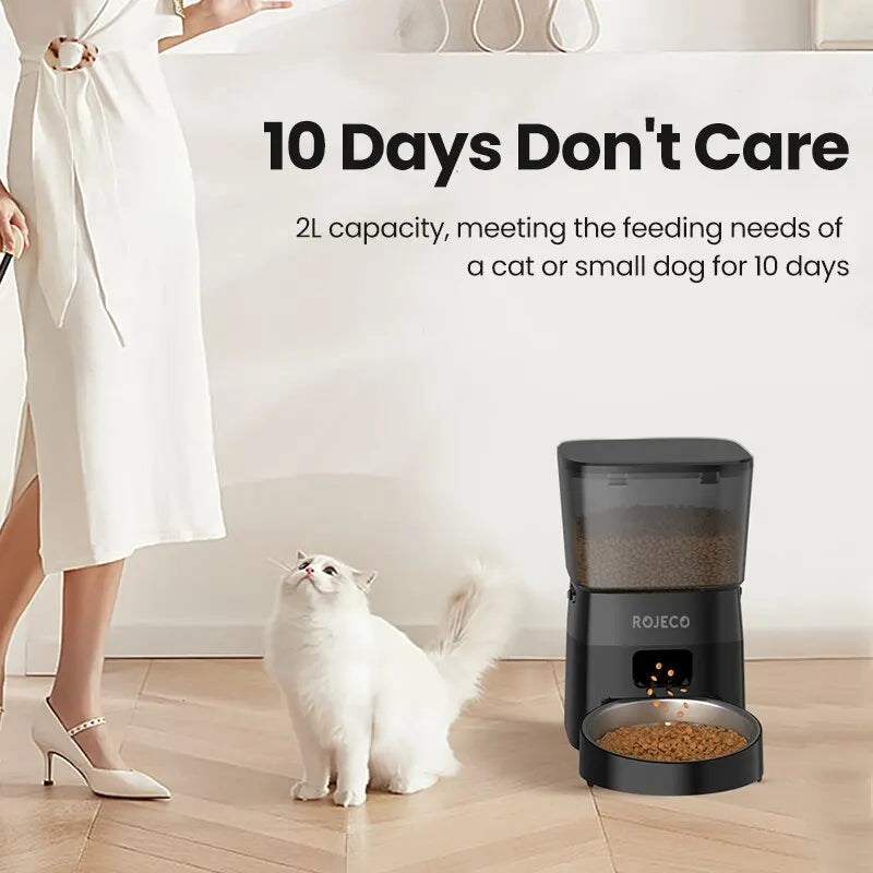 Dispenser Accessories Smart Control Pet Feeder For Cats Dog Dry Food