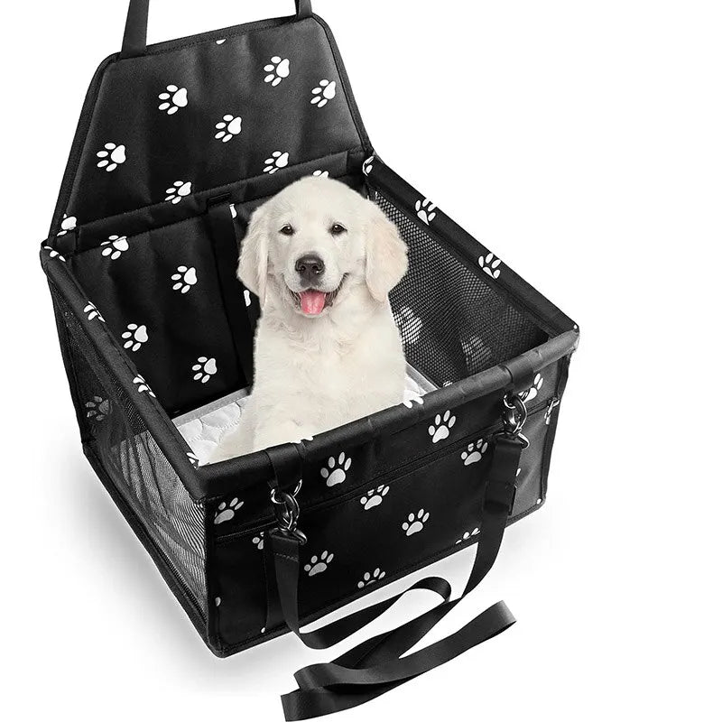 Foldable Travel Pet Car Seat Booster Basket