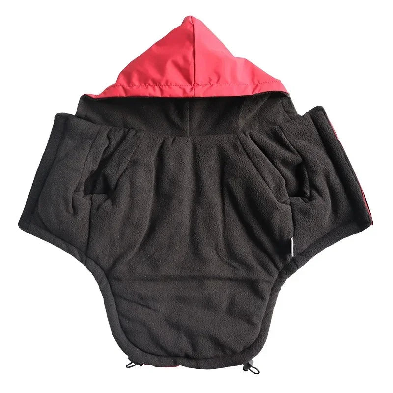 Reflective Waterproof Jacket with Hood for Small and Medium Dogs