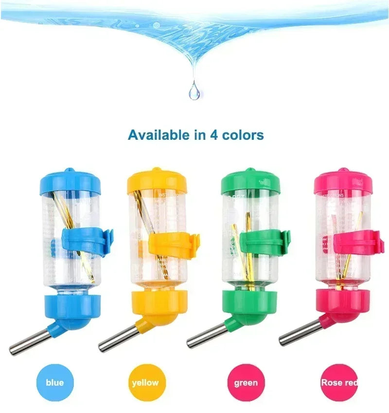 Plastic Hamster Drinking Water Bottle Dispenser