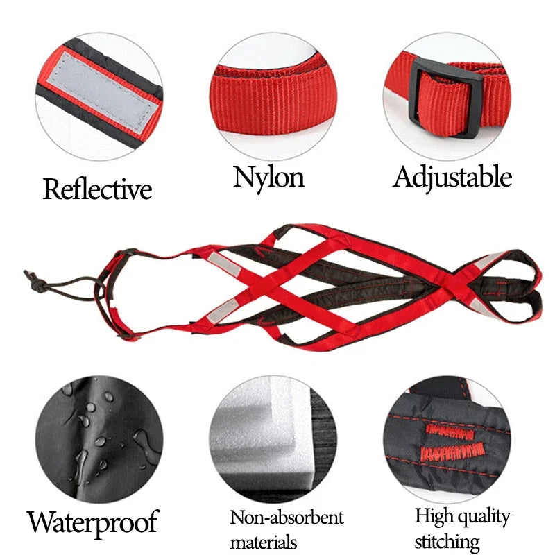 Adjustable Reflective X-Shaped Dog Harness