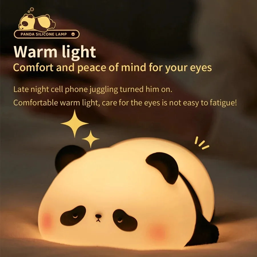 Cute Silicone Panda LED Lamp