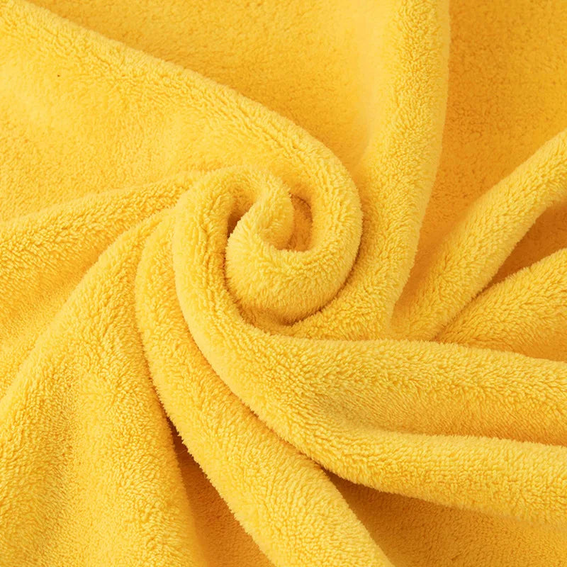 Grey and Yellow Pet Bath Towels