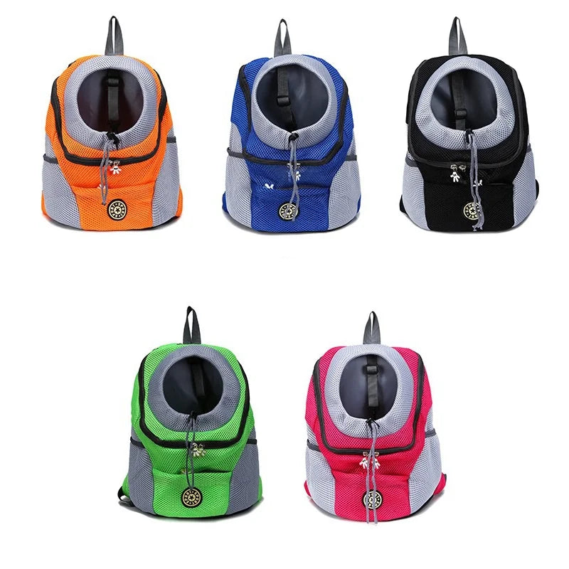 Double Shoulder Portable Travel Backpack for Small Dogs