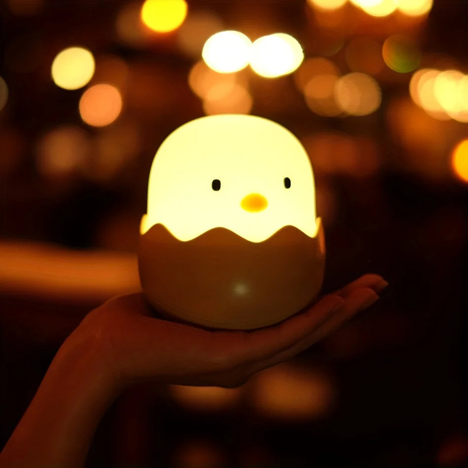 USB Rechargeable Eggshell Chicken Night Light